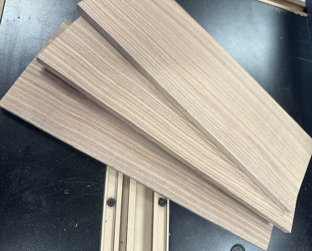 Solid Walnut thin stock - 5/16 thick x 4" wide