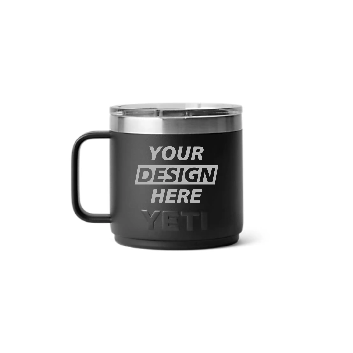 YETI Rambler 10 oz Stackable Mug – Custom Laser Engraved (12 Unit Minimum)