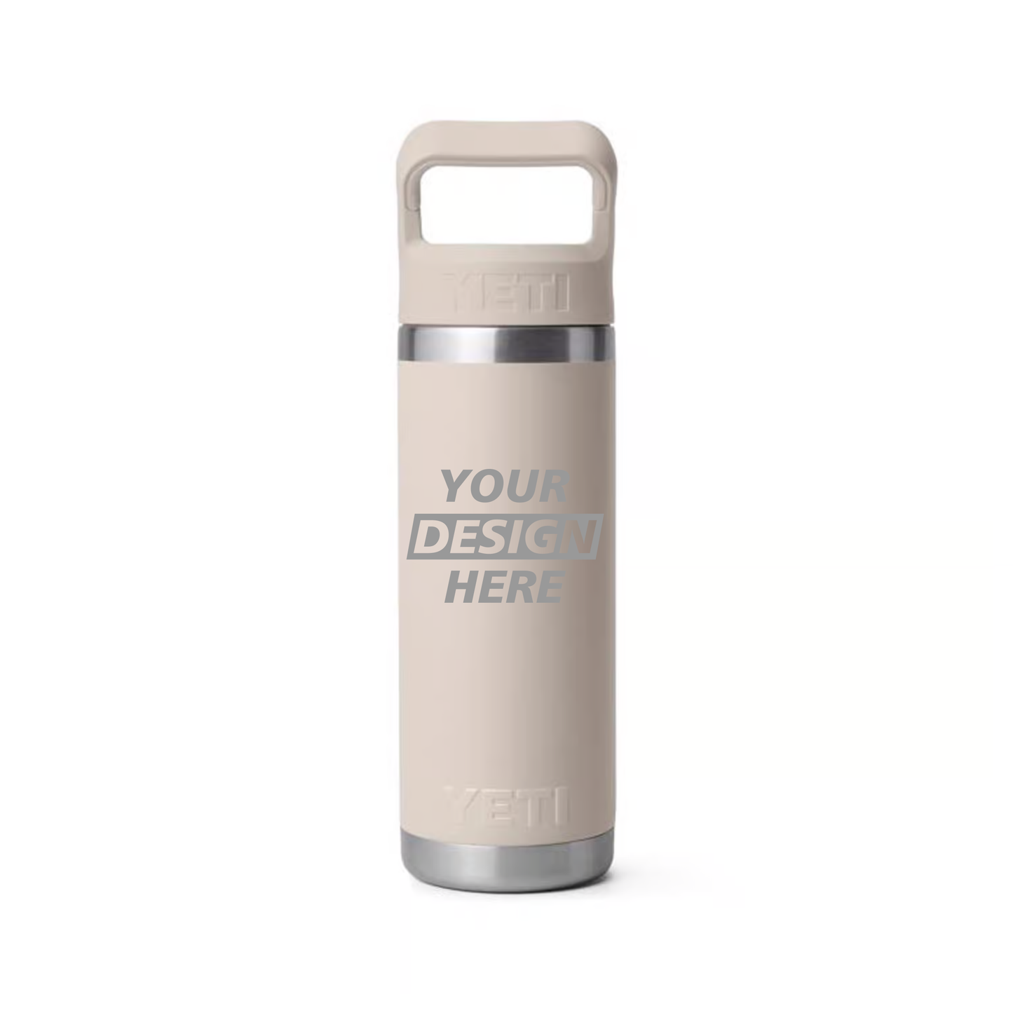 YETI Rambler 18 oz Bottle w/ Chug Cap – Custom Laser Engraved (12 Unit Minimum)