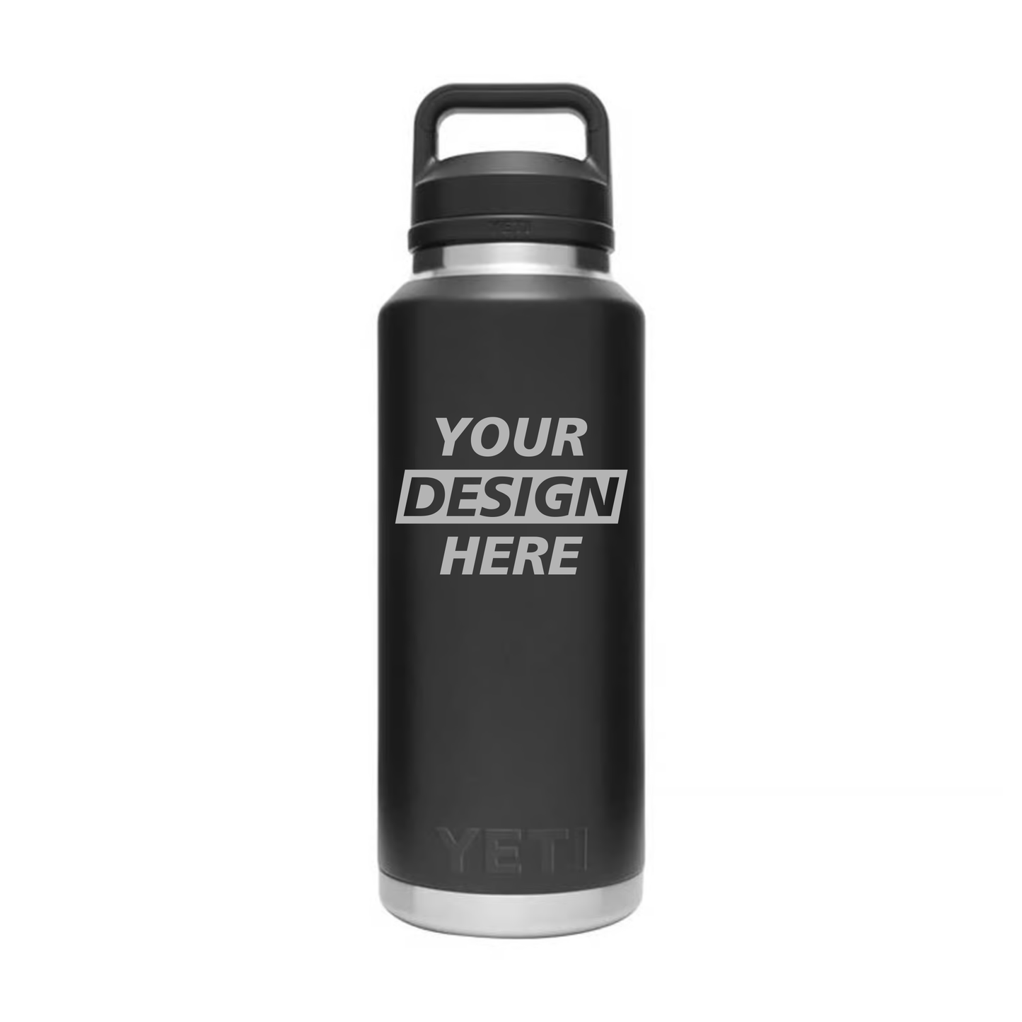 YETI Rambler 46 oz Bottle – Custom Laser Engraved (12 Unit Minimum)