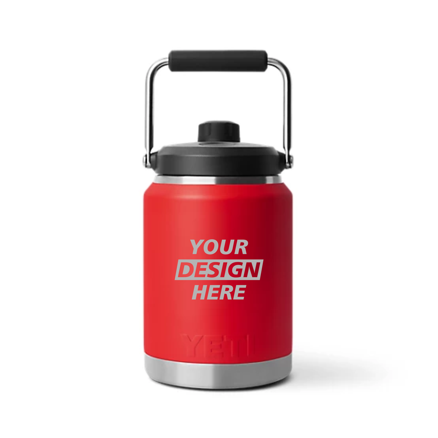 YETI Rambler Jug Half Gallon – Custom Laser Engraved (12 Unit Minimum)