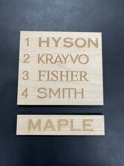 Engraved Cutting Board with juice groove - 3 sizes