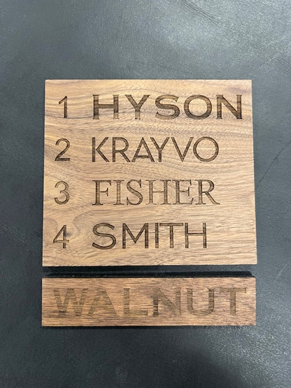 Engraved Cutting Board with juice groove - 3 sizes
