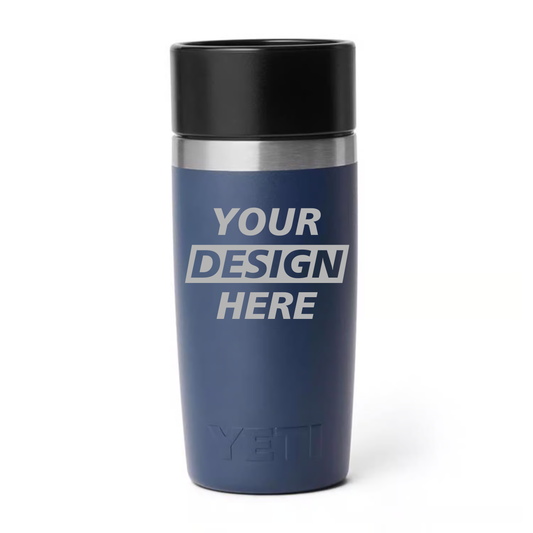 YETI Rambler 12 oz Bottle w/ Commuter Cap – Custom Laser Engraved (12 Unit Minimum)