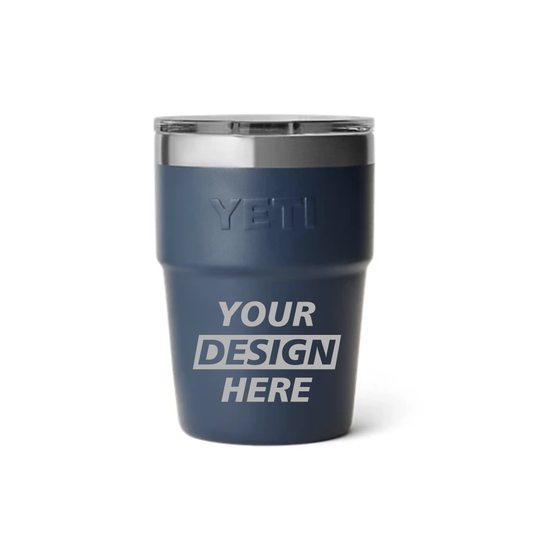 YETI Rambler 16 oz Stackable Cup – Custom Laser Engraved (12 Unit Minimum)
