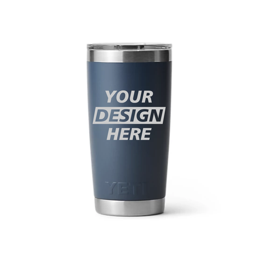 YETI Rambler 20 oz Tumbler – Custom Laser Engraved (12 Unit Minimum)