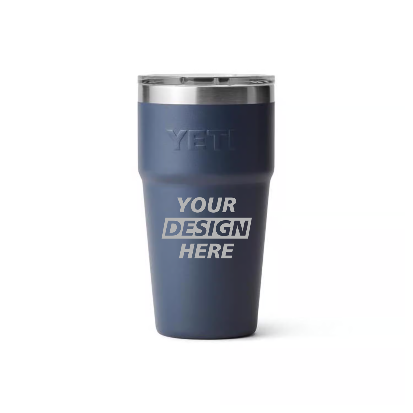 YETI Rambler 20 oz Stackable Cup – Custom Laser Engraved (12 Unit Minimum)