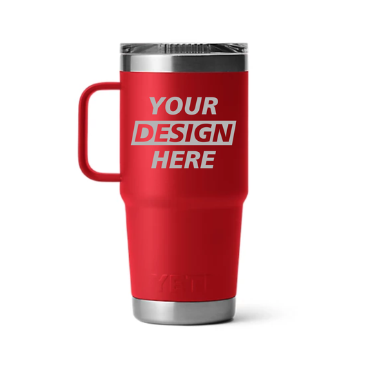 YETI Rambler 20 oz Travel Mug – Custom Laser Engraved (12 Unit Minimum)