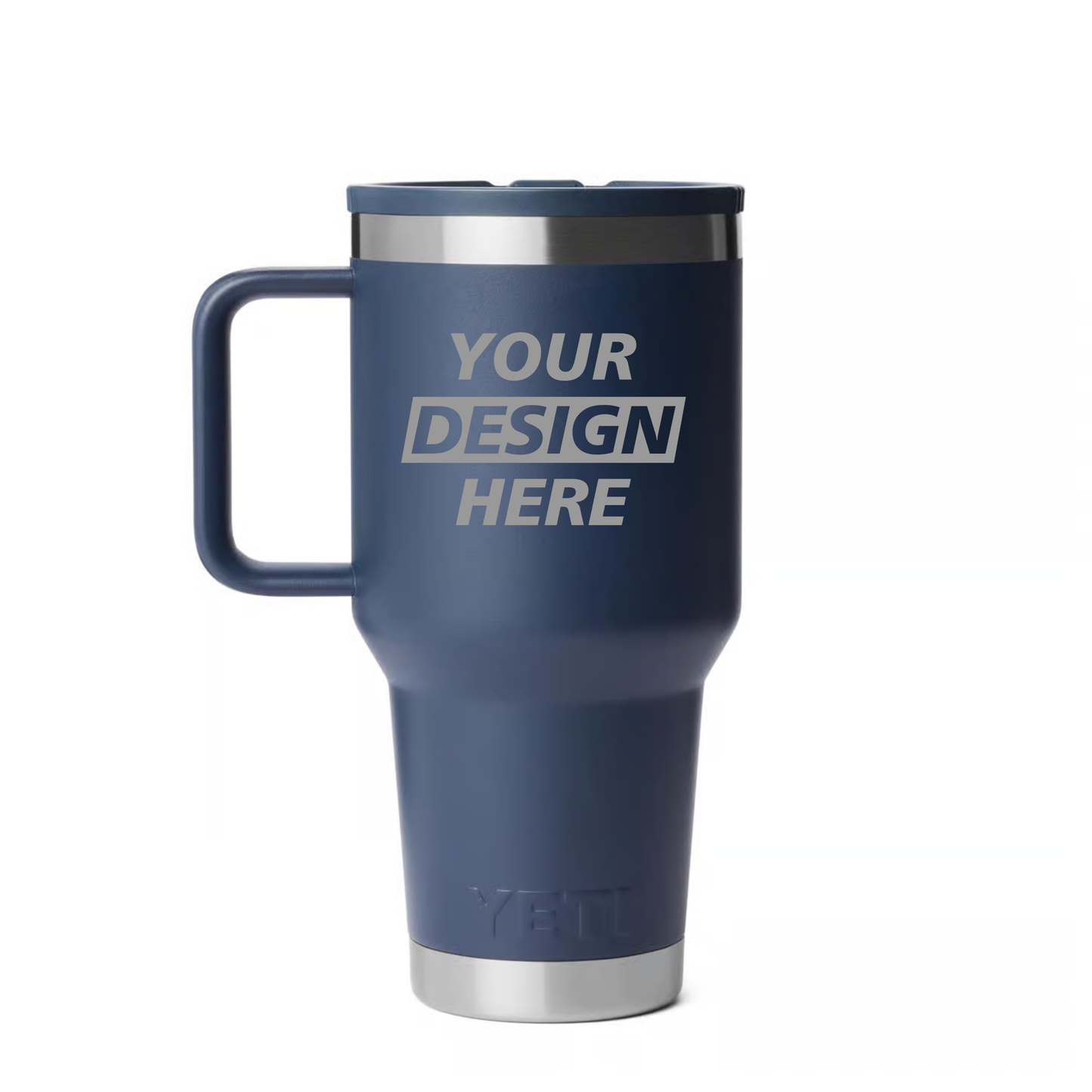 YETI Rambler 20 oz Travel Mug w/ Quick Flip Cap – Custom Laser Engraved (12 Unit Minimum)