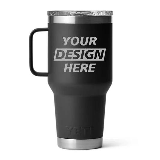YETI Rambler 30 oz Travel Mug – Custom Laser Engraved (12 Unit Minimum)